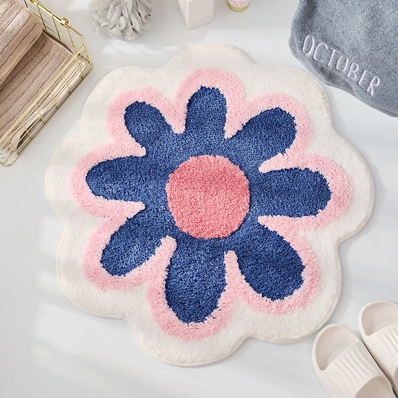 Feblilac Lovely Flower Shaped Bath Mat Mom‘s Day Gift - Feblilac® Mat