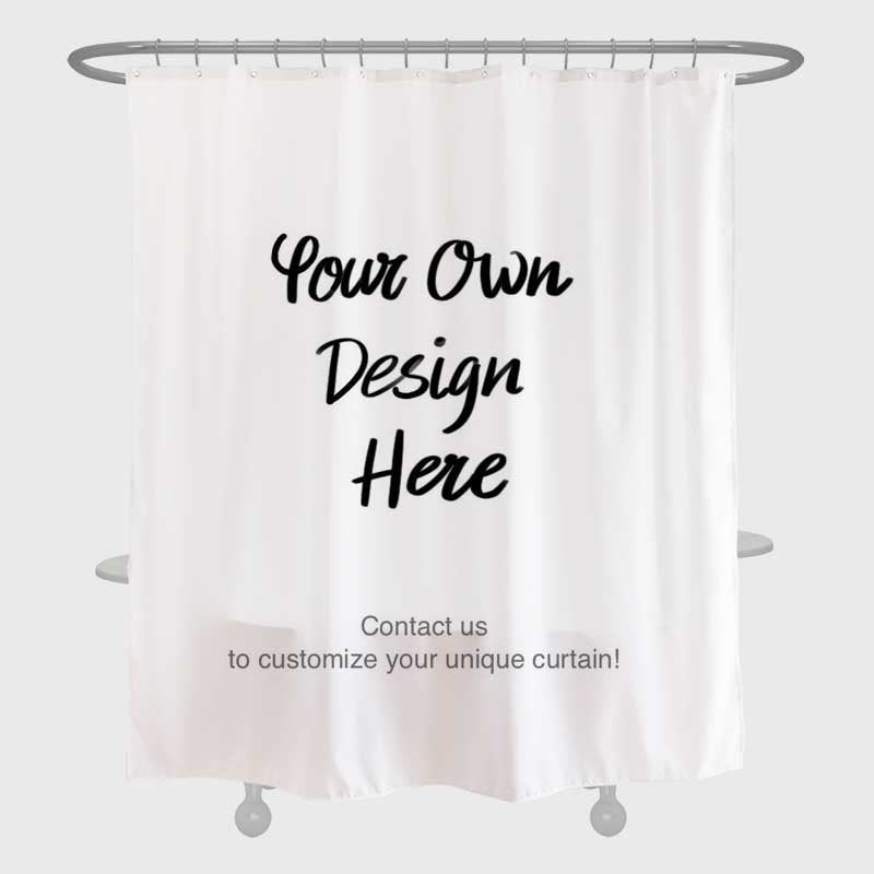 Moon and Plant Shower Curtain - view 3