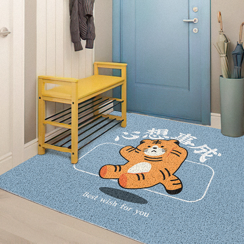 Wishes Come True Blue Door Mat