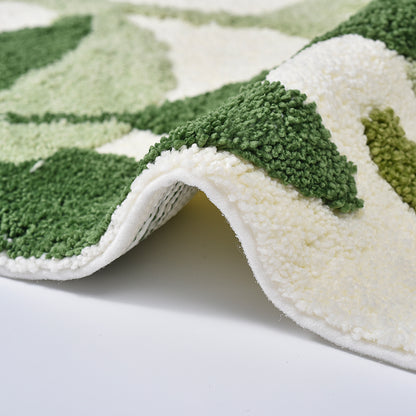 Feblilac Green Leaves Bath Mat Mom‘s Day Gift - Feblilac® Mat