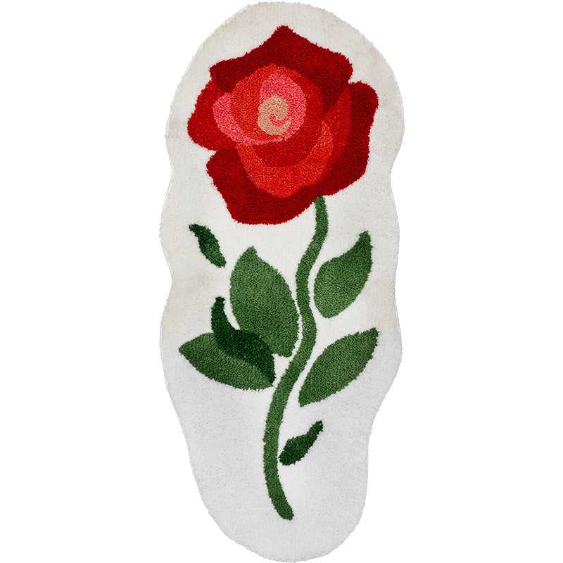Red Rose Bedroom Runner Mat Mom‘s Day Gift - Feblilac® Mat