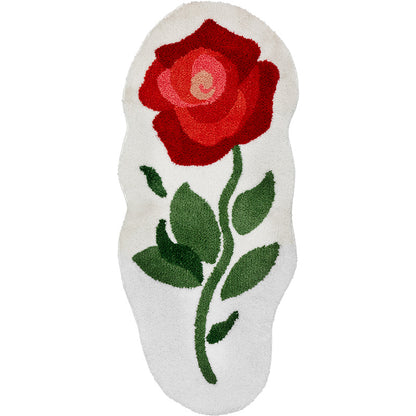 Red Rose Bedroom Runner Mat Mom‘s Day Gift - Feblilac® Mat