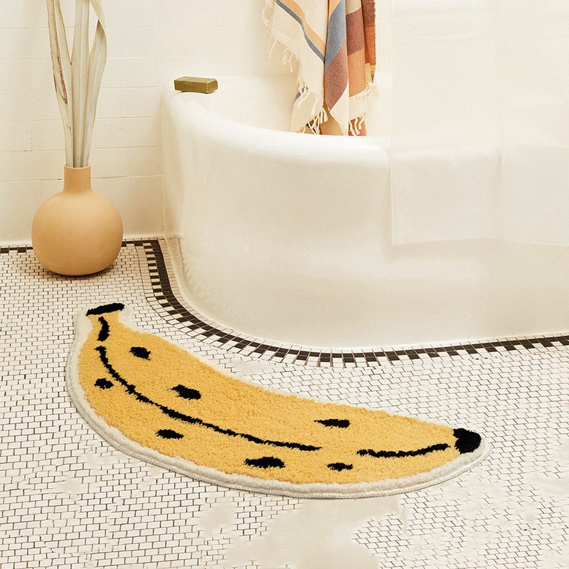 Febliac Yellow Banana Bath Mat Bath Rug Door Mat - Feblilac® Mat