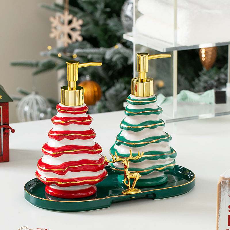 Feblilac Christmas Tree Soap Dispenser 430ml - Feblilac® Mat