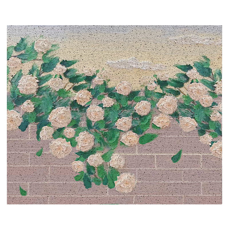 White Rose Door Mat - Feblilac® Mat