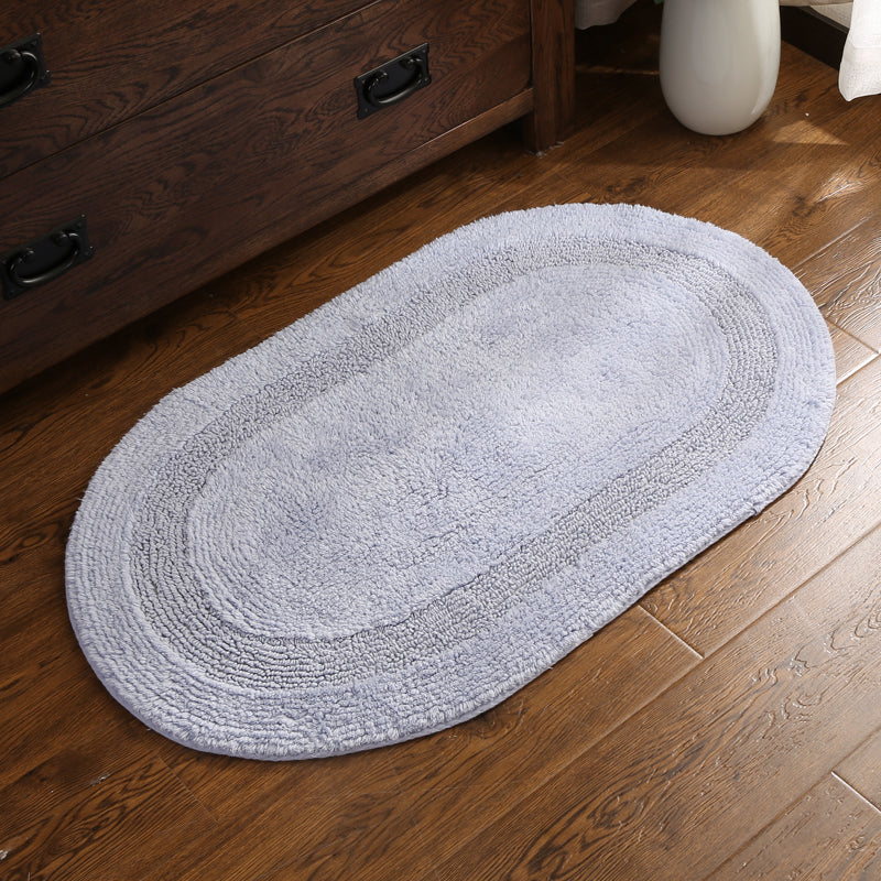 Feblilac Solid Double Sided Tufted Bath Mat