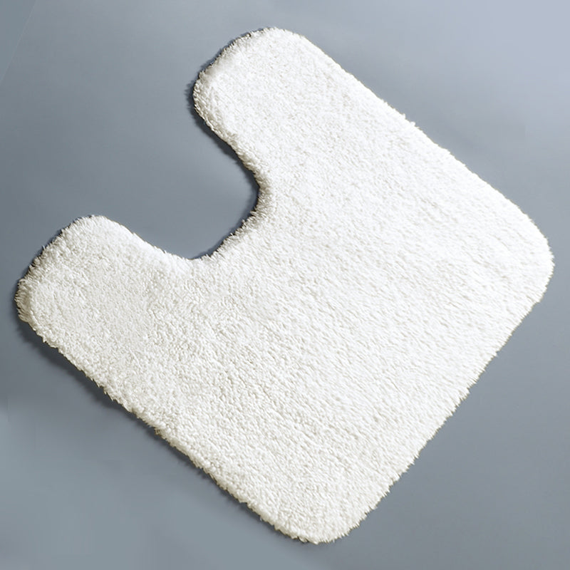 Feblilac Simple Solid Tufted Bathroom Mat Toilet U-Shaped Floor Mat - view 7