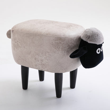 Feblilac Sean The Sheep Tech Fabrics Footstool Vanity Chair