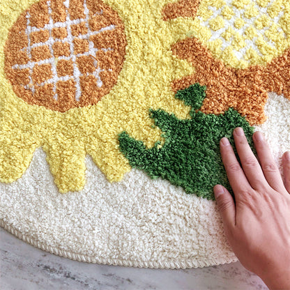 Feblilac Sun and Sunflower Bath Mat - Feblilac® Mat