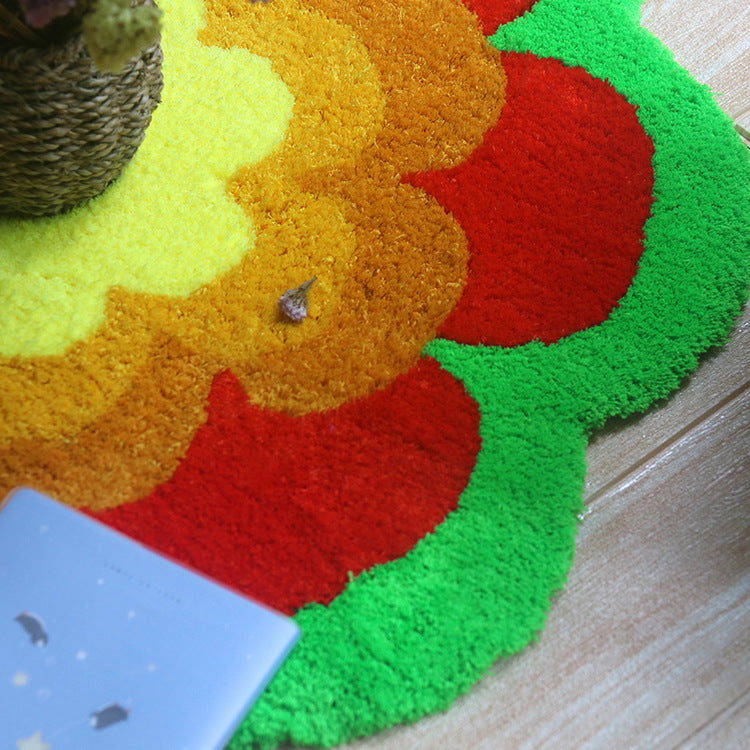Feblilac Sun Flower Tufted Bathmat - view 3