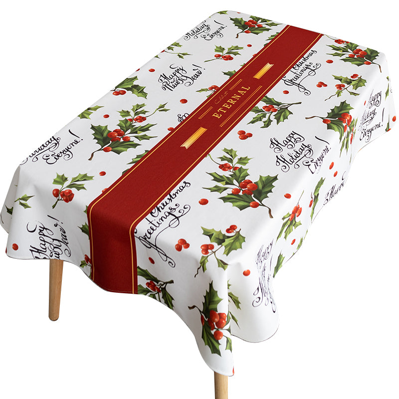 Feblilac Christmas Waterproof Tablecloth for Holiday Party - Feblilac® Mat