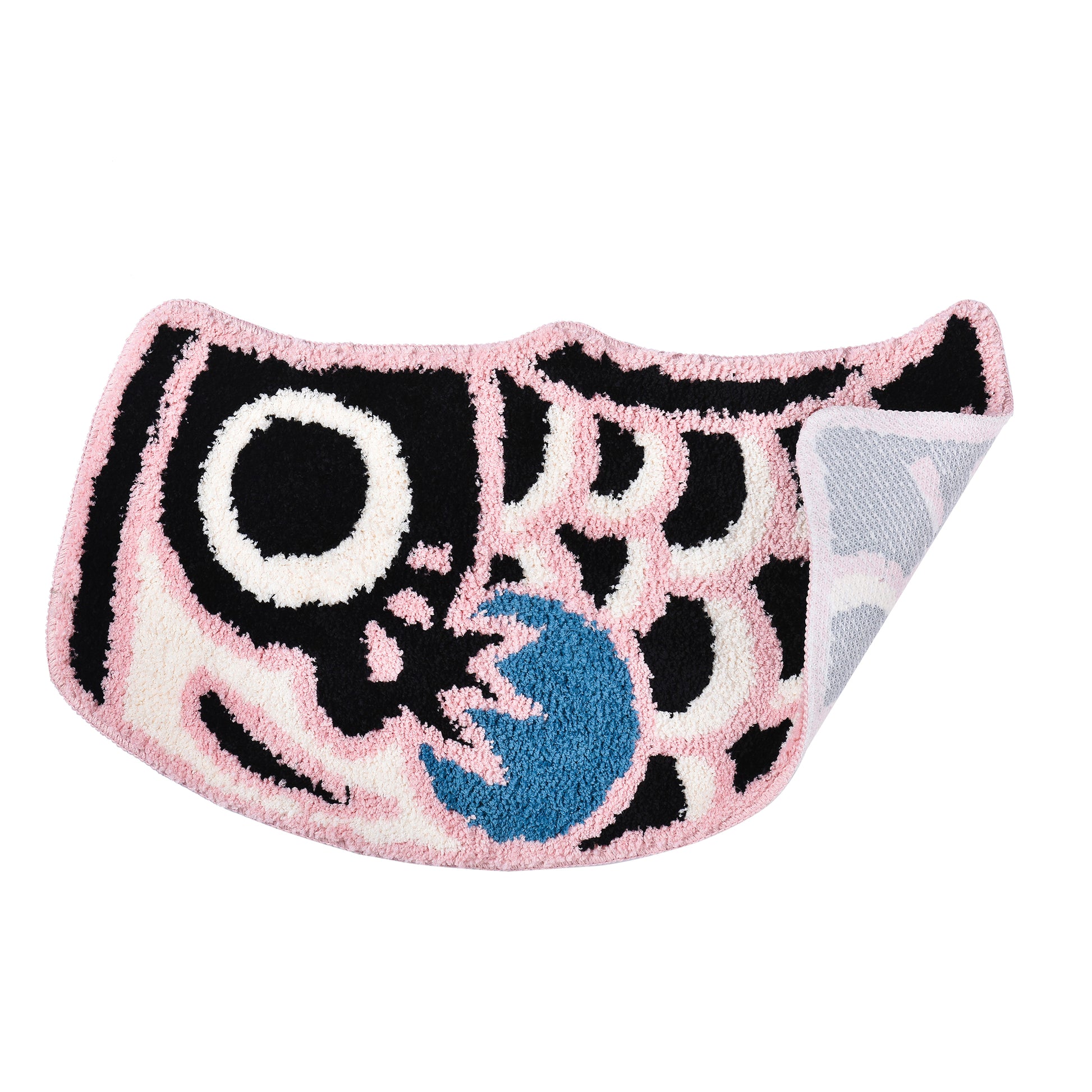 Feblilac Cute Black and Pink Koi Fish Bath Mat - Feblilac® Mat
