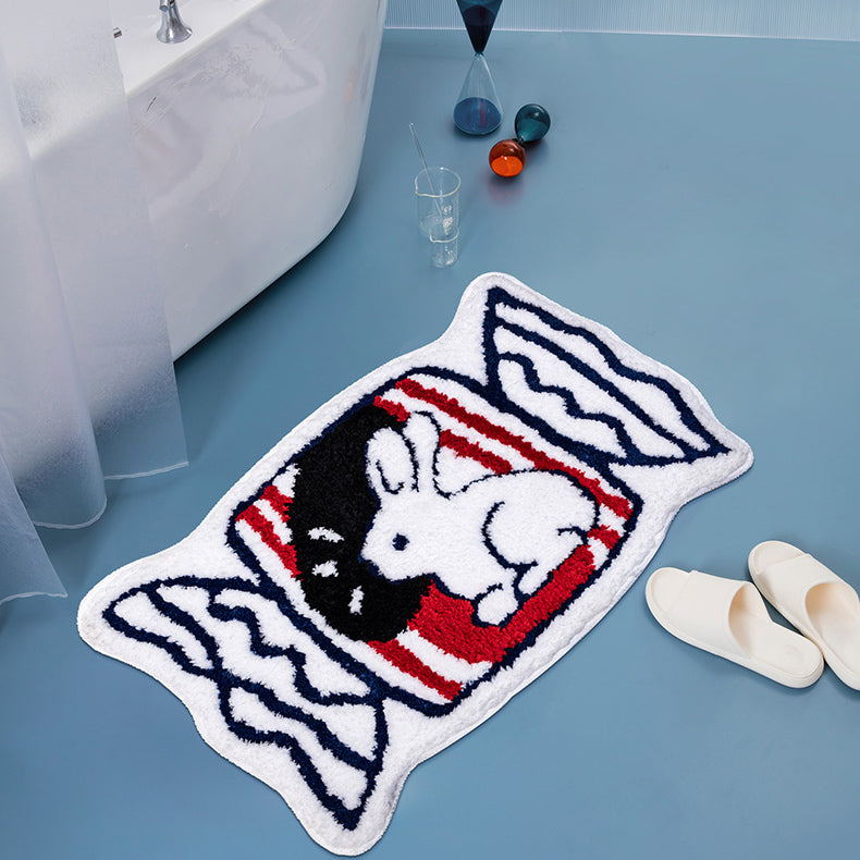 Cute White Bunny Bath Mat - Feblilac® Mat