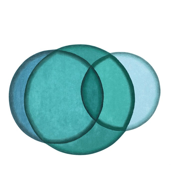 Feblilac Irregular Circles Living Room Mat Carpet - view 9