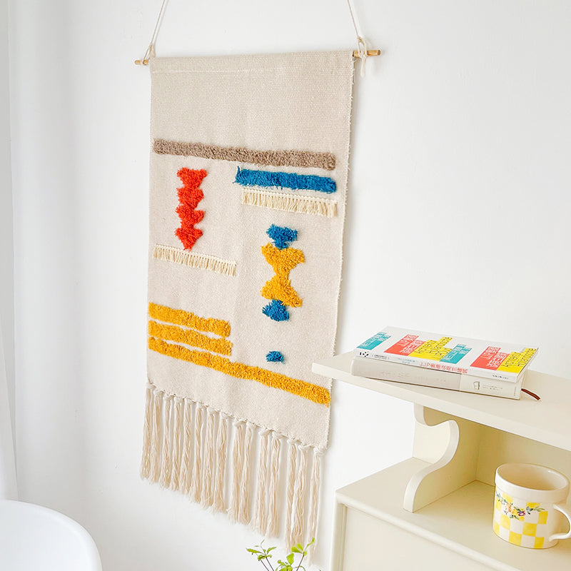 Feblilac Decorate Tassel Tufted Tapestry