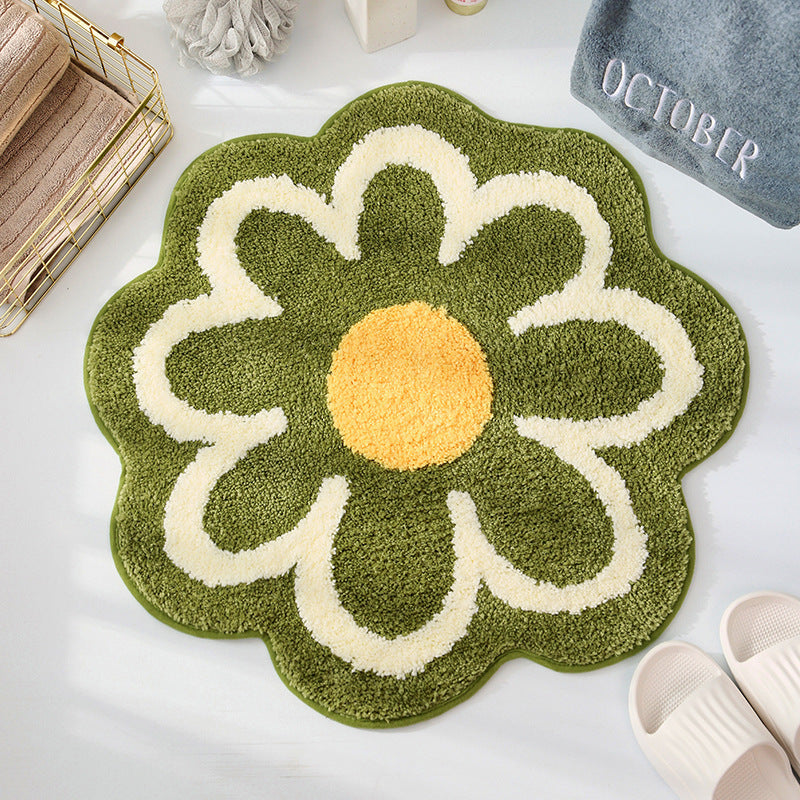 Feblilac Lovely Flower Shaped Bath Mat Mom‘s Day Gift - Feblilac® Mat