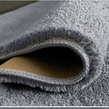 Feblilac Solid Tufted Toilet U-Shaped Floor Bathroom Mat - view 3