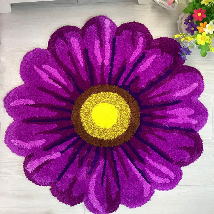 Feblilac Yellow/Red/Blue/Purple/Pink Sunflower Area Mat Bath Mat - Feblilac® Mat