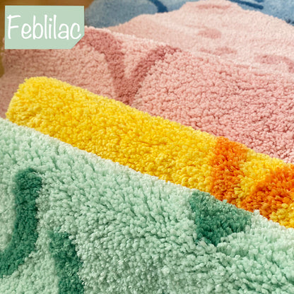 Cute Colorful Jelly Bears Mat for Bathroom, Vintage Style Non-Slip Mat Rug - Feblilac® Mat