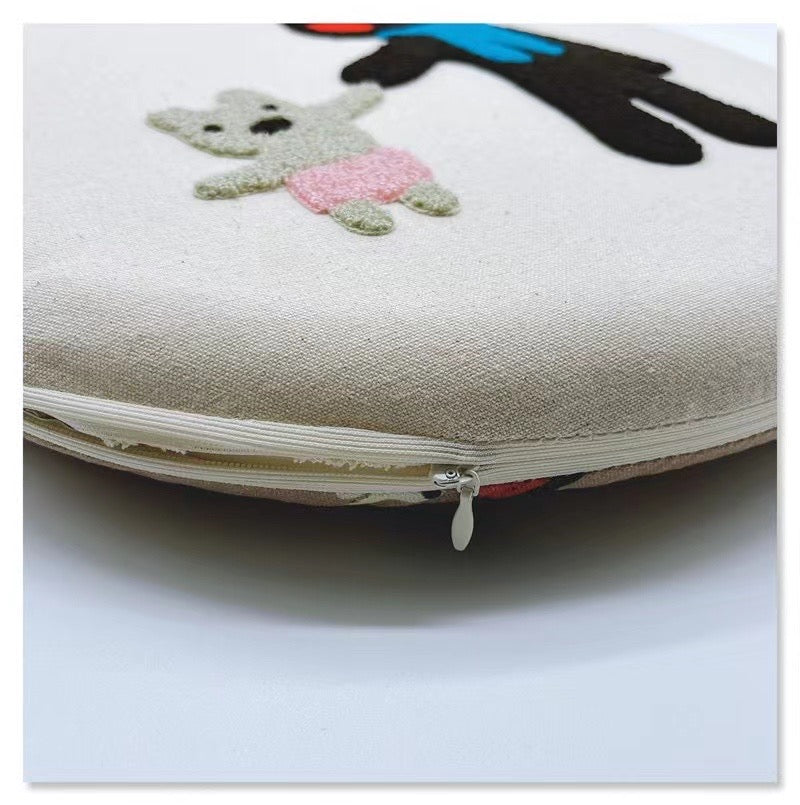Feblilac Dogs Memory Foam Tufted Cushion - view 2