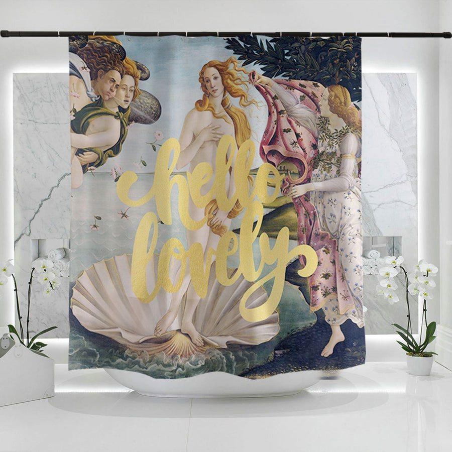 Hello Venus Shower Curtain - view 4