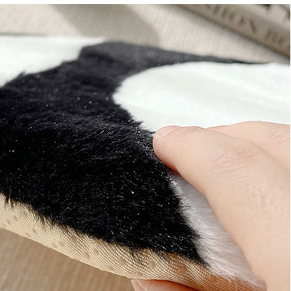 Feblilac Panda Plush Cushion Backrest Cushion