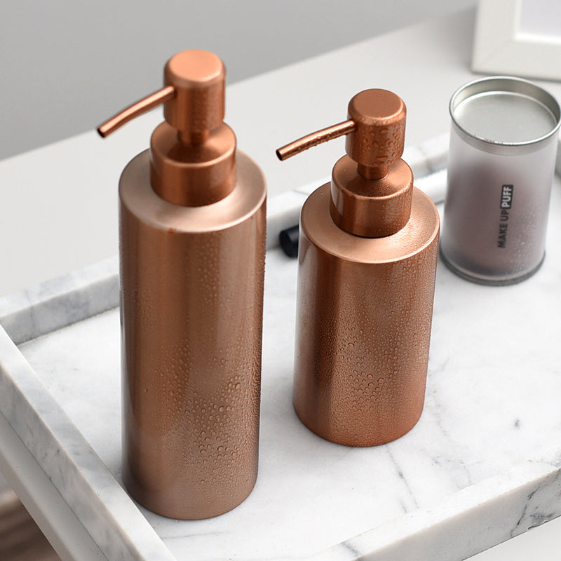 Nordic 304 stainless steel lotion bottle sub-bottling bathroom metal press bottle shower gel hand sanitizer bo - view 4