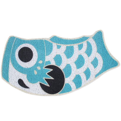 Cute Lake Blue Koi Fish Door Mat - Feblilac® Mat