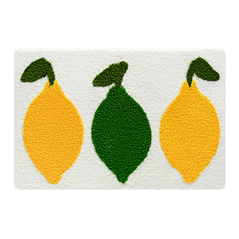 Lovely Avocado and Lemon Bath Mat - Feblilac® Mat
