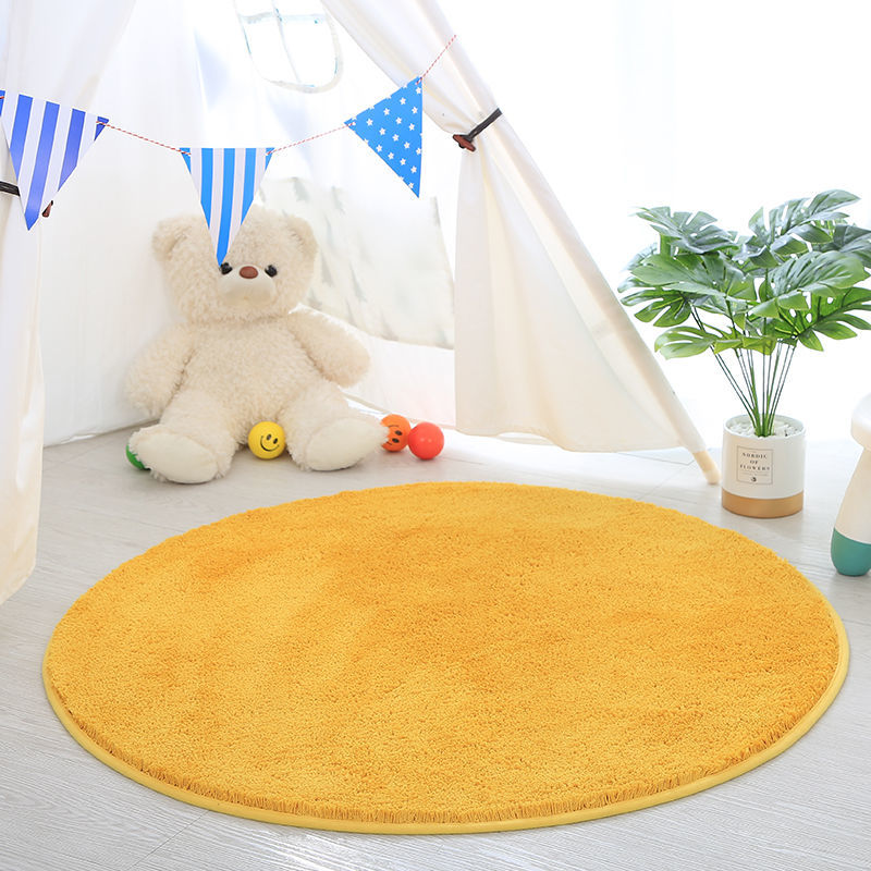 Feblilac Round Solid Tufted Bath Mat - Feblilac® Mat