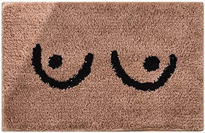 Feblilac Cute Naked Brown Boobs Bath Mat 40*60cm, 50x80cm Clearance Sale - Feblilac® Mat