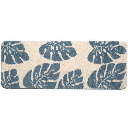 Feblilac Scandinavian Jasper Green Leaves Bath Mat - Feblilac® Mat