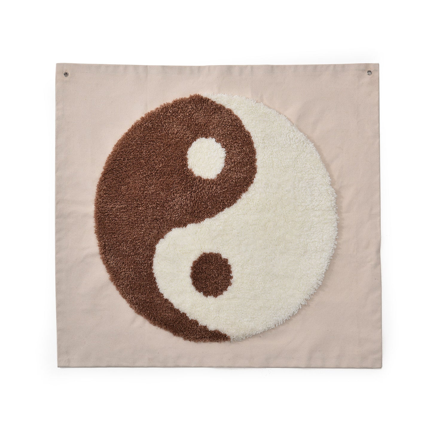 Feblilac Light Brown Tai Chi Tufted Tapestry