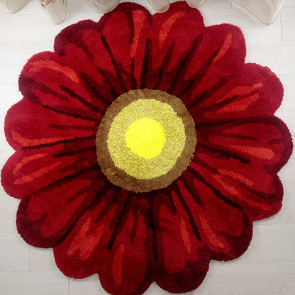 Feblilac Yellow/Red/Blue/Purple/Pink Sunflower Area Mat Bath Mat - Feblilac® Mat