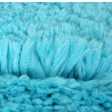 Feblilac Square Solid Tufted Toilet U-Shaped Floor Bathroom Mat - view 4