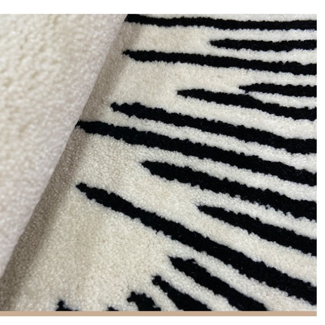 Feblilac Oval Minimalist Lines Living Room Carpet - view 3