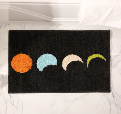 Feblilac  Black Moon Phase Bath Mat - Feblilac® Mat