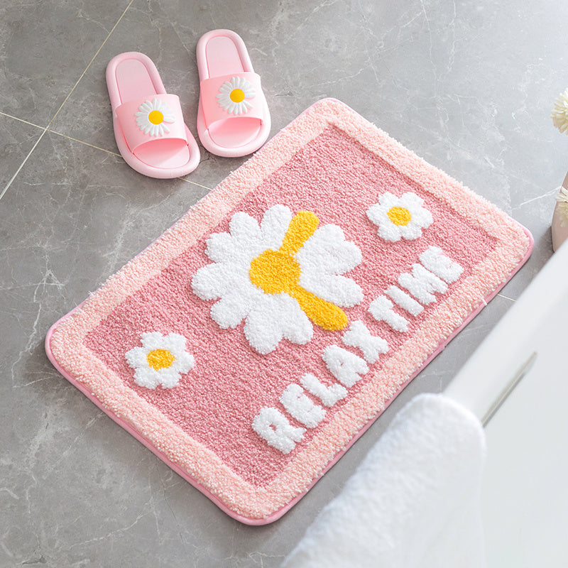 Feblilac Relax Time Daisy Bath Mat - Feblilac® Mat