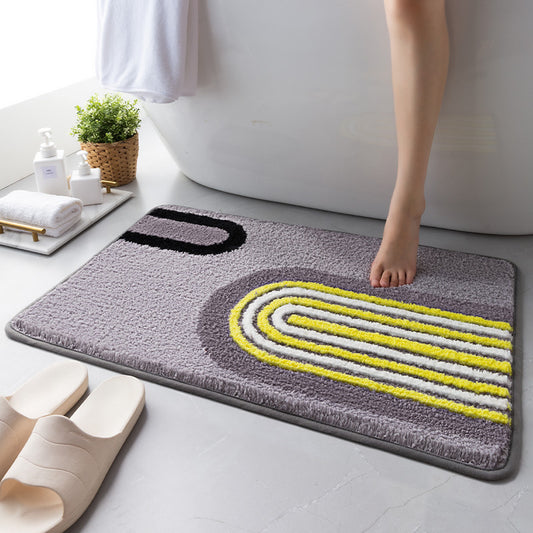 Abstract Rainbow Bath Mat - Feblilac® Mat