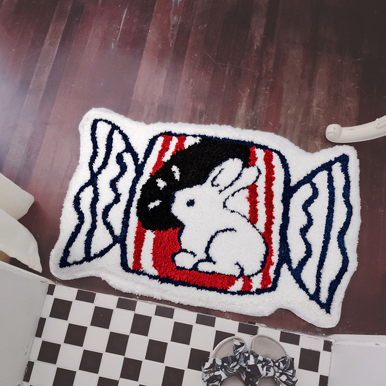 Cute White Bunny Bath Mat - Feblilac® Mat