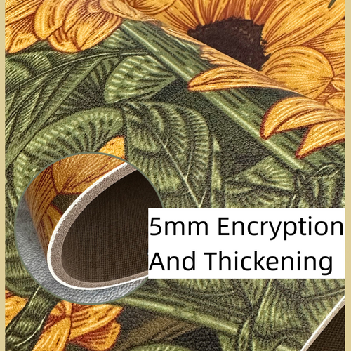 Sunflower And Chamomile Door Mat