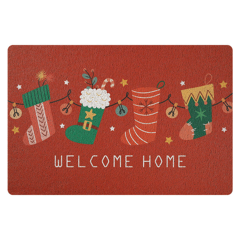 Feblilac Cute Christmas Door Mat Front Door Entrance Rug - Feblilac® Mat