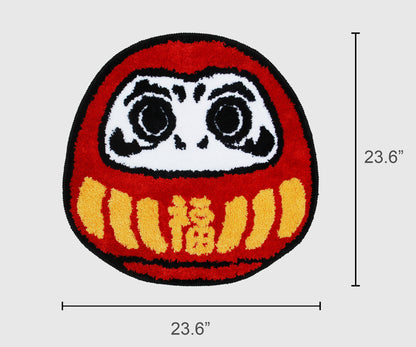 Cute Red Bodhidharma Bath Mat - Feblilac® Mat