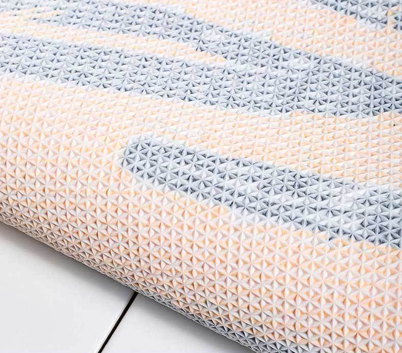 Feblilac Smog Blue and White Checkerboard Ultra Soft Bathroom Rug - Feblilac® Mat