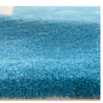 Feblilac Rectangular Wave Living Room Carpet