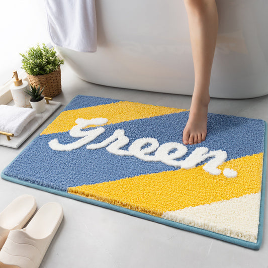 Happy Green Bath Mat - Feblilac® Mat