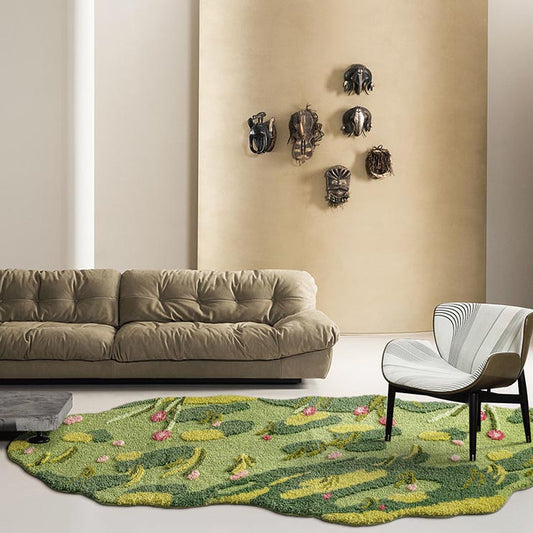 Feblilac 3D Magic Flower Garden Leaves Area Rug Carpet, 80cmX200cm Mom‘s Day Gift - Feblilac® Mat