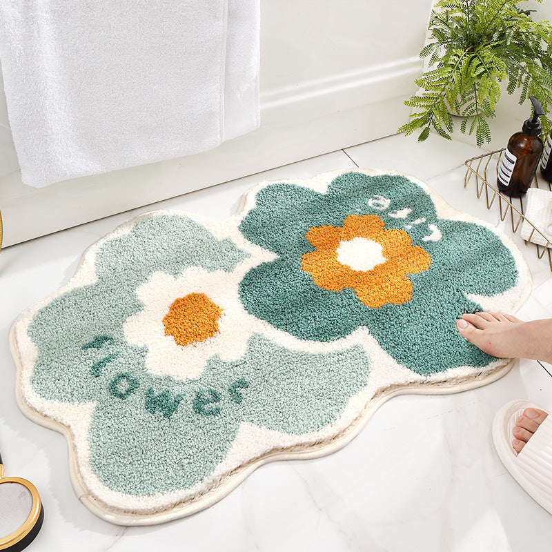 Feblilac Flower Tufted Bath Mat - view 2