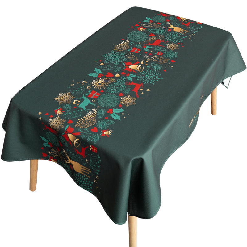 Feblilac Christmas Waterproof Tablecloth for Holiday Party - Feblilac® Mat