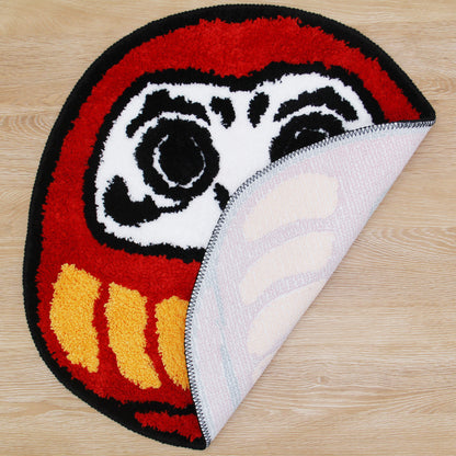 Cute Red Bodhidharma Bath Mat - Feblilac® Mat